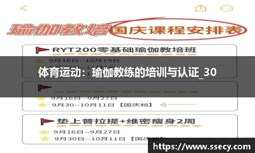 体育运动：瑜伽教练的培训与认证_30
